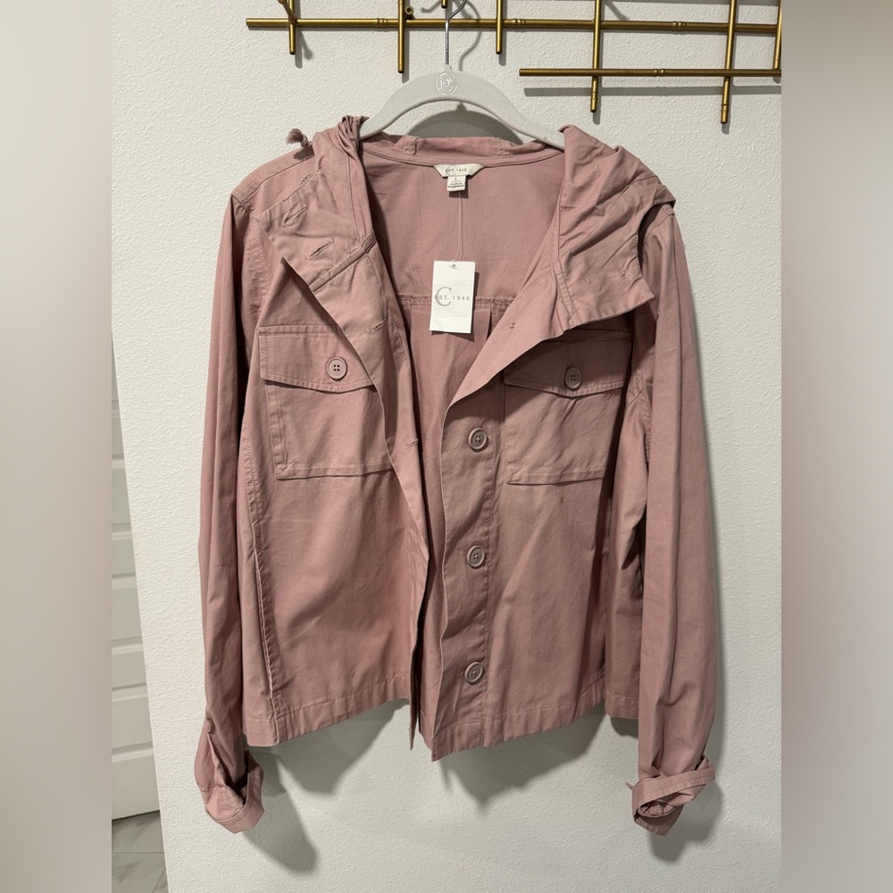 NWT Cato Women’s size medium, dusty- pink jacket